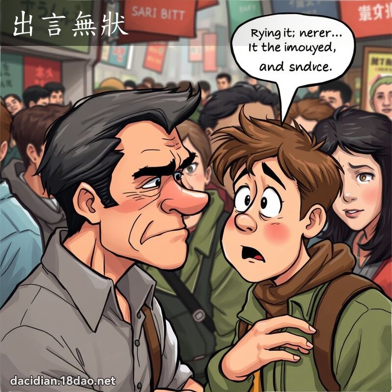 出言無狀 - 國語大辭典配圖