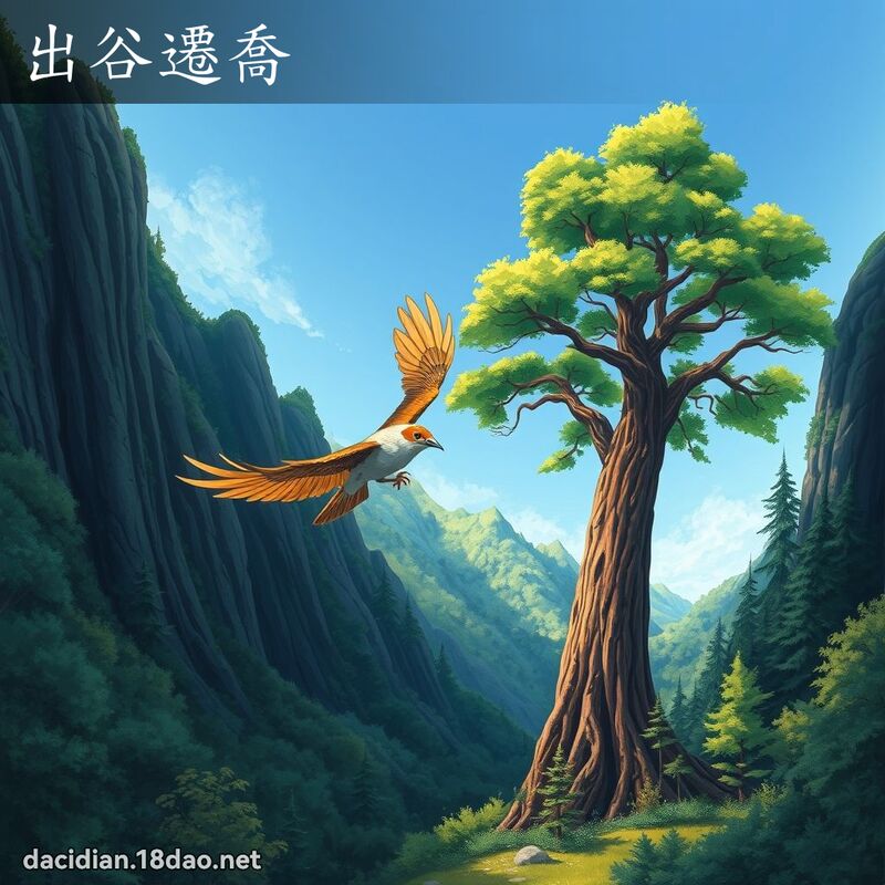 出谷遷喬 - 國語大辭典配圖