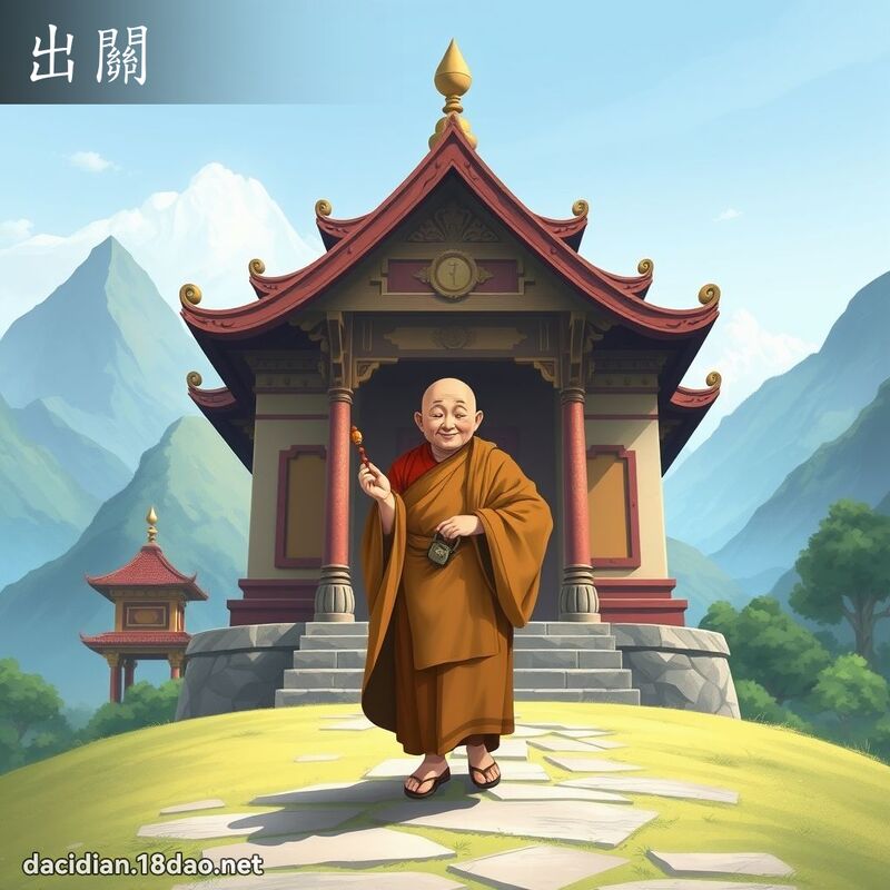 出關 - 國語大辭典配圖