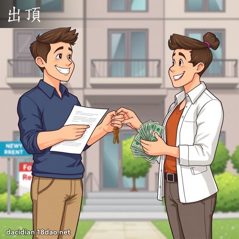 出頂 - 國語大辭典配圖