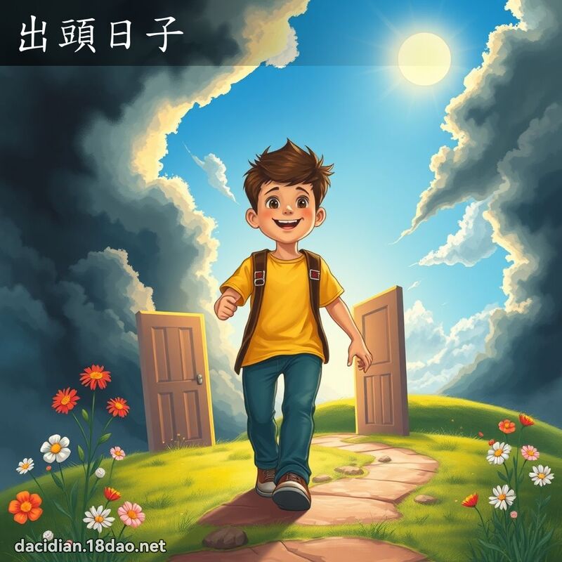 出头日子 - 国语大辞典配图