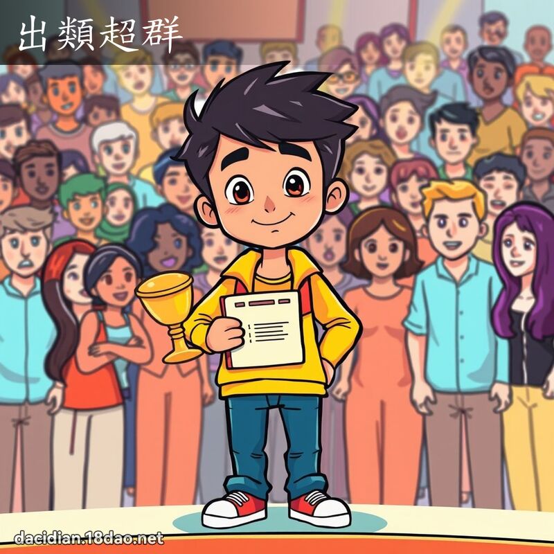 出類超群 - 國語大辭典配圖
