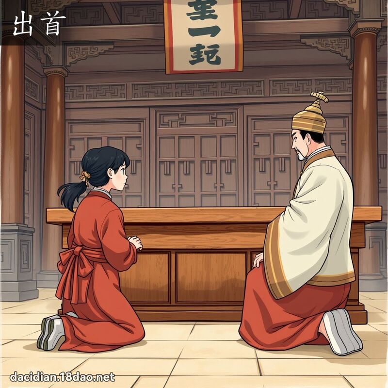 出首 - 国语大辞典配图