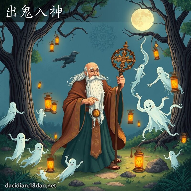 出鬼入神 - 國語大辭典配圖