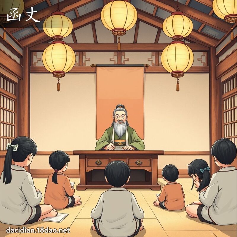 函丈 - 国语大辞典配图