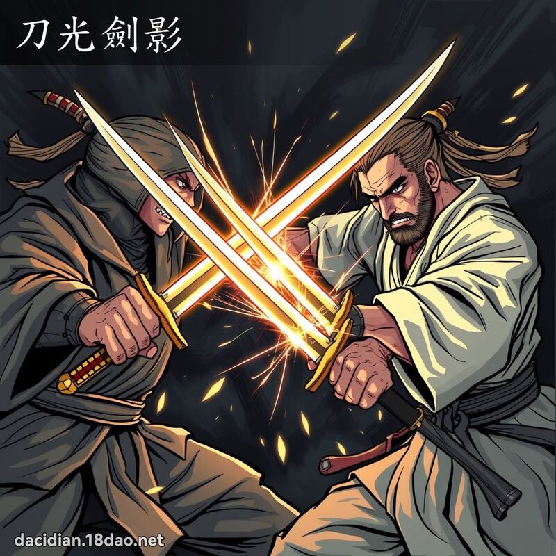刀光剑影 - 国语大辞典配图