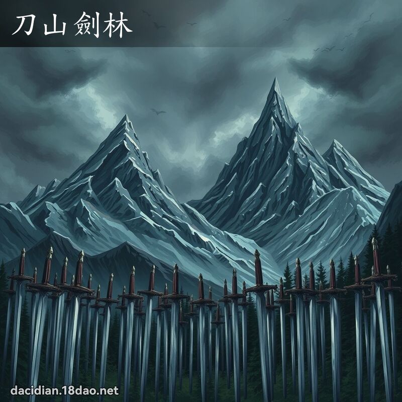 刀山剑林 - 国语大辞典配图