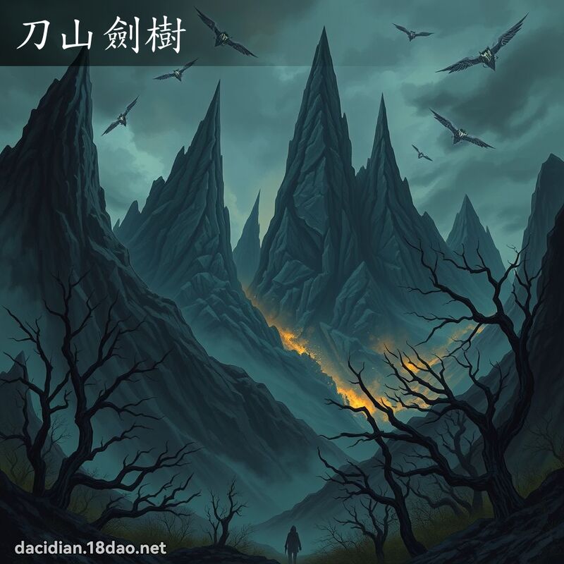 刀山劍樹 - 國語大辭典配圖
