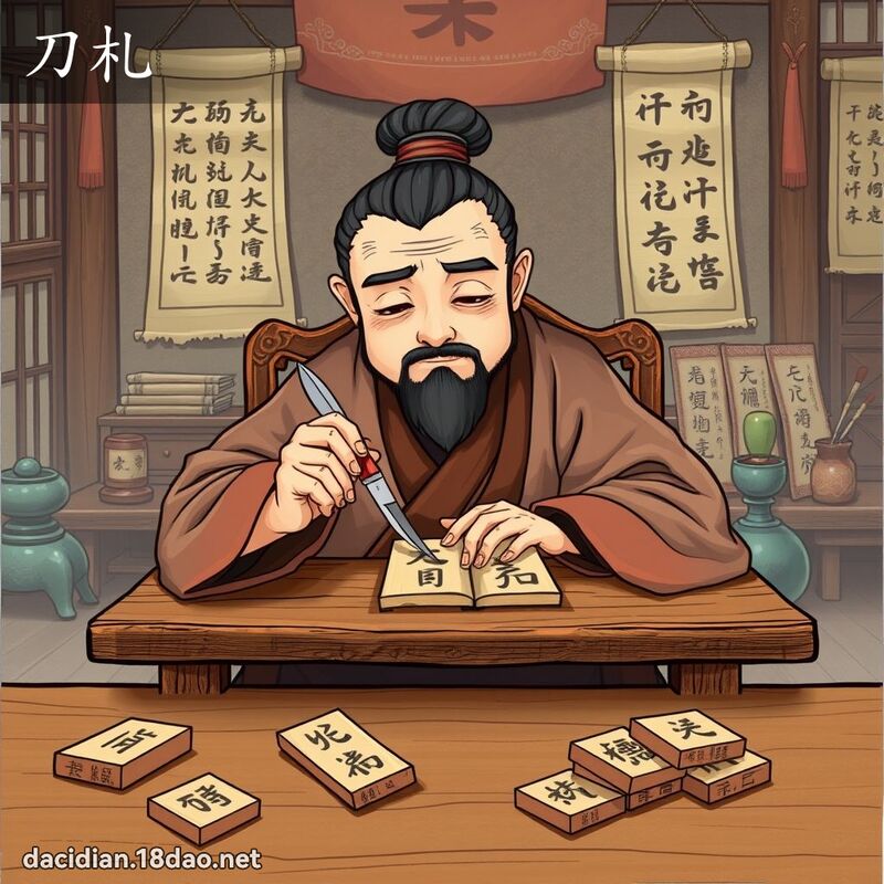 刀札 - 國語大辭典配圖