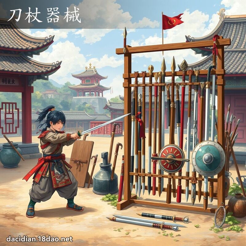 刀杖器械 - 国语大辞典配图