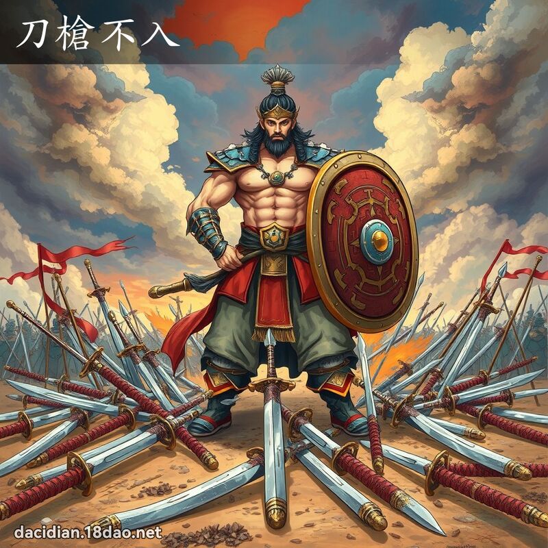 刀槍不入 - 國語大辭典配圖