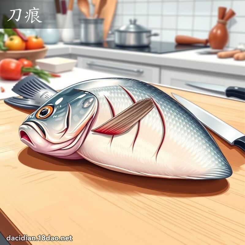 刀痕 - 国语大辞典配图