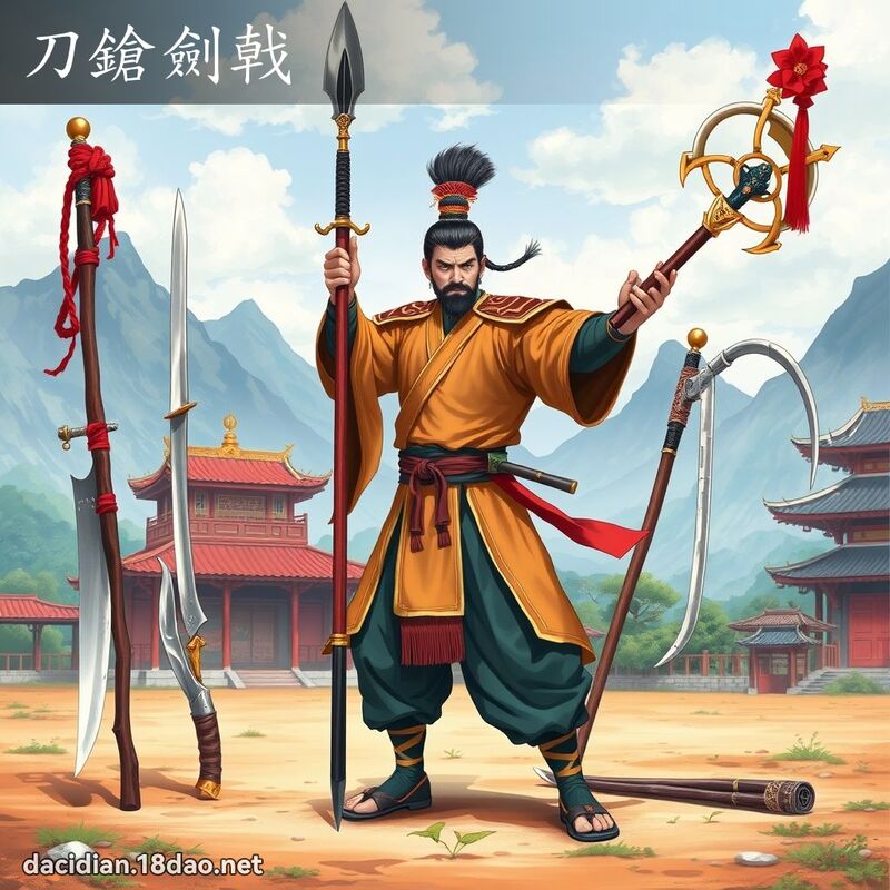刀鎗劍戟 - 國語大辭典配圖