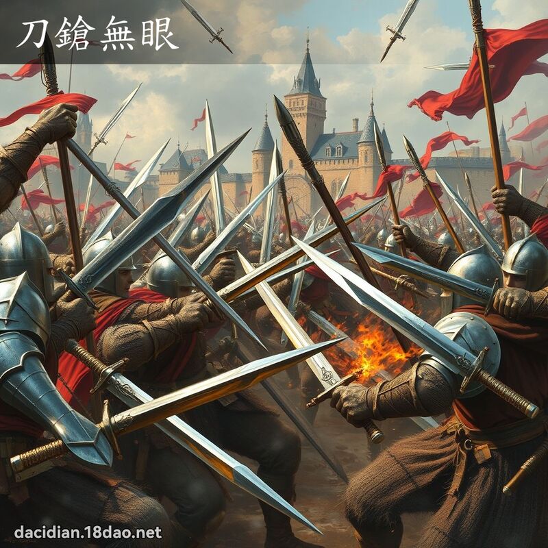 刀鎗无眼 - 国语大辞典配图