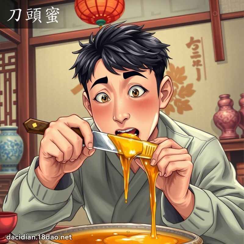 刀頭蜜 - 國語大辭典配圖