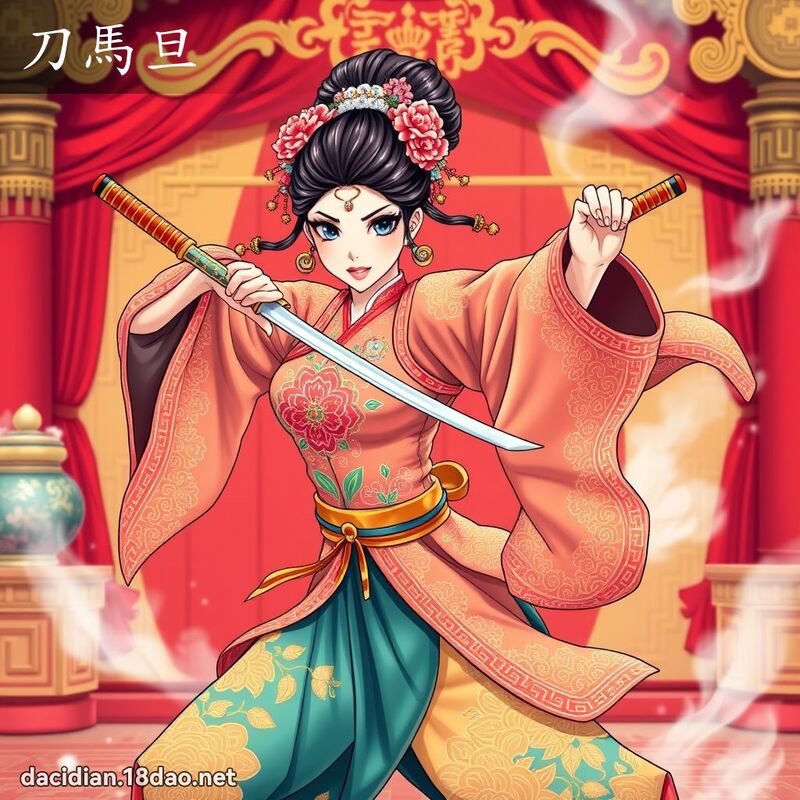 刀馬旦 - 國語大辭典配圖