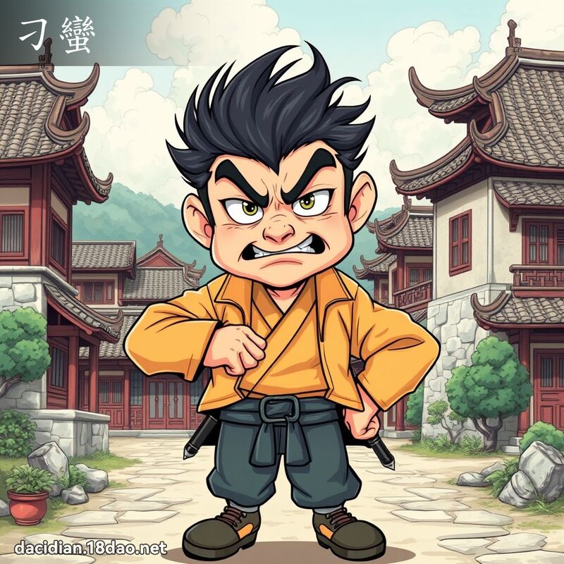 刁蠻 - 國語大辭典配圖