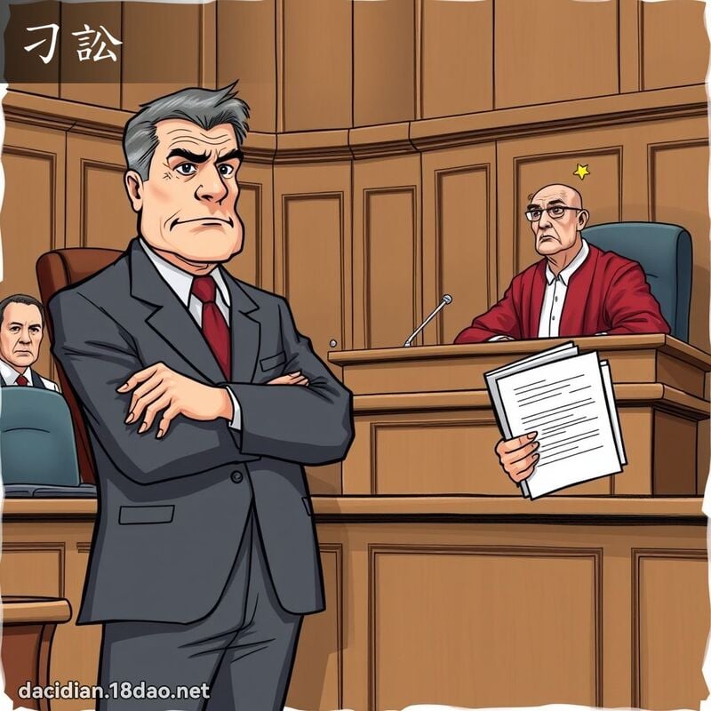 刁讼 - 国语大辞典配图