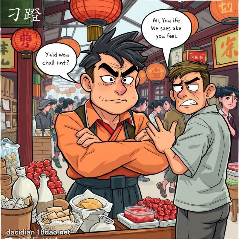 刁蹬 - 國語大辭典配圖