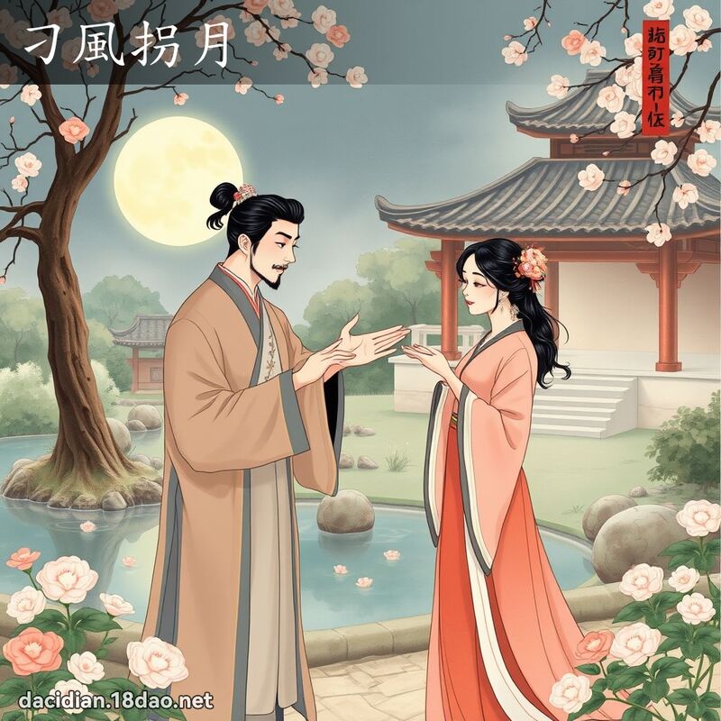 刁风拐月 - 国语大辞典配图