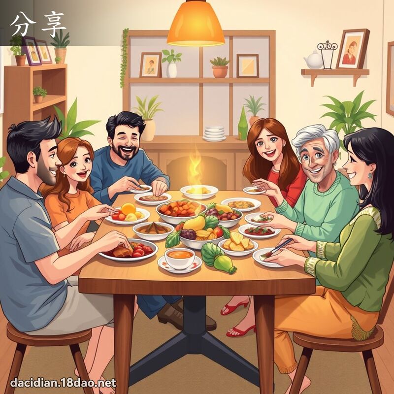 分享 - 國語大辭典配圖