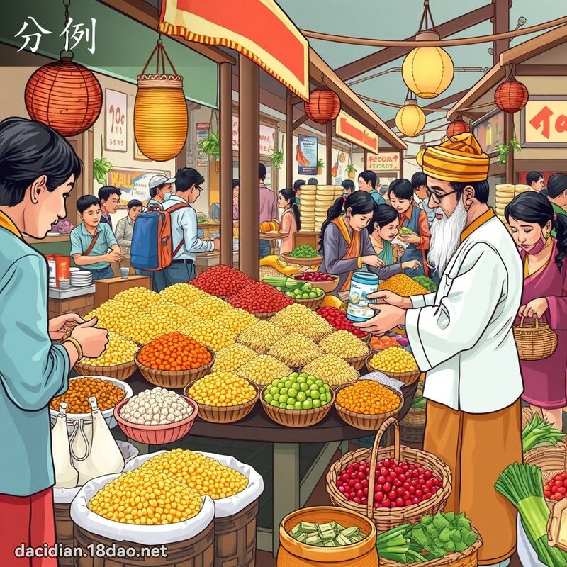 分例 - 國語大辭典配圖