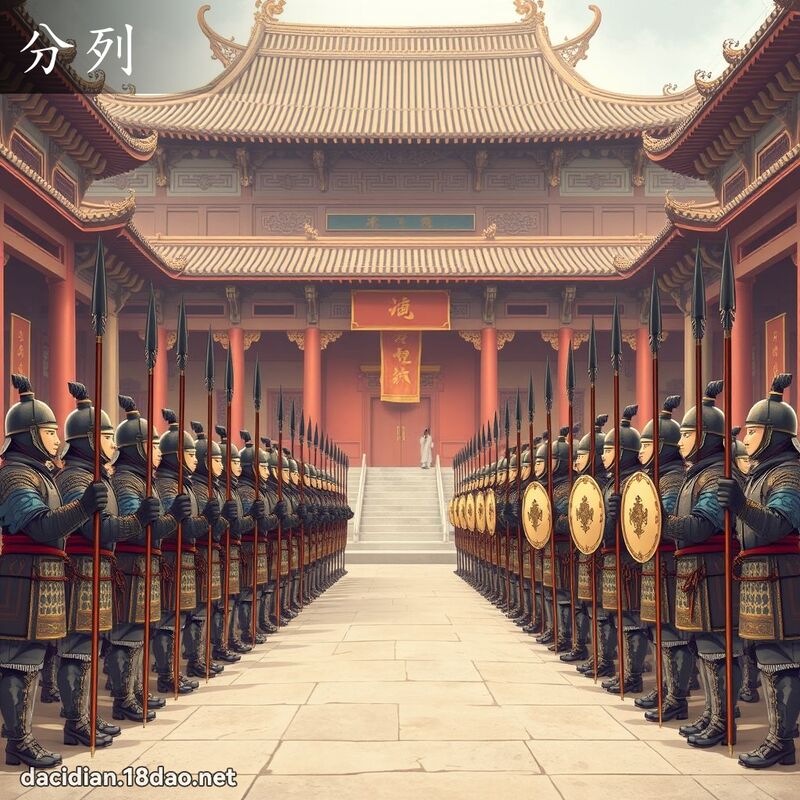 分列 - 国语大辞典配图