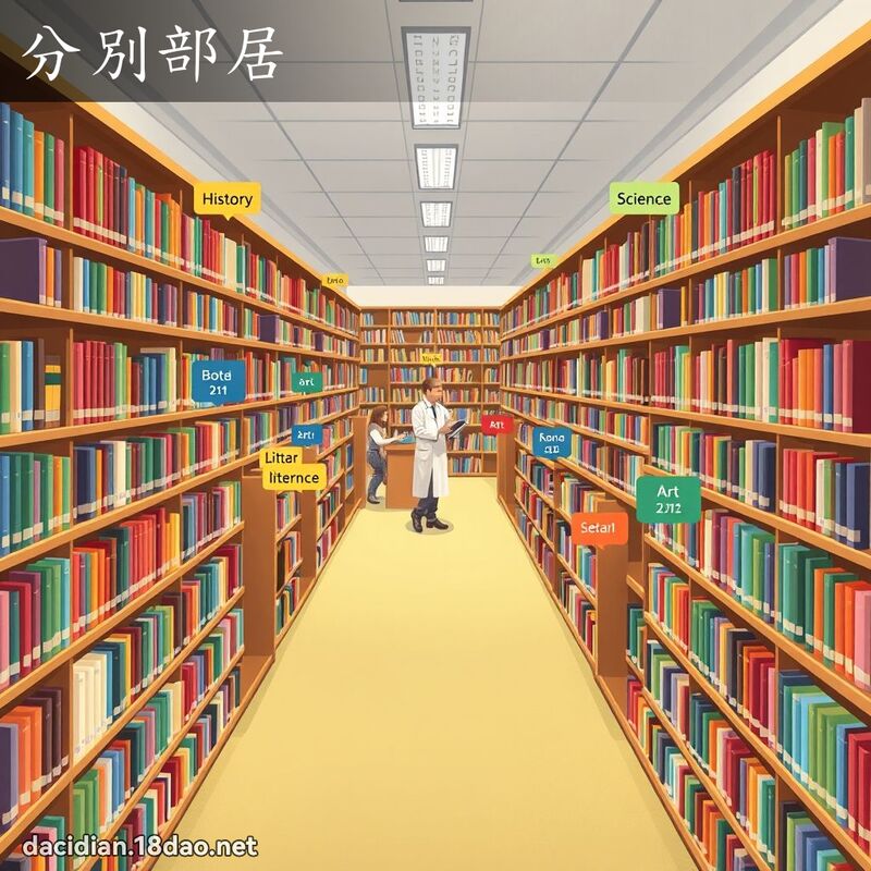 分別部居 - 國語大辭典配圖