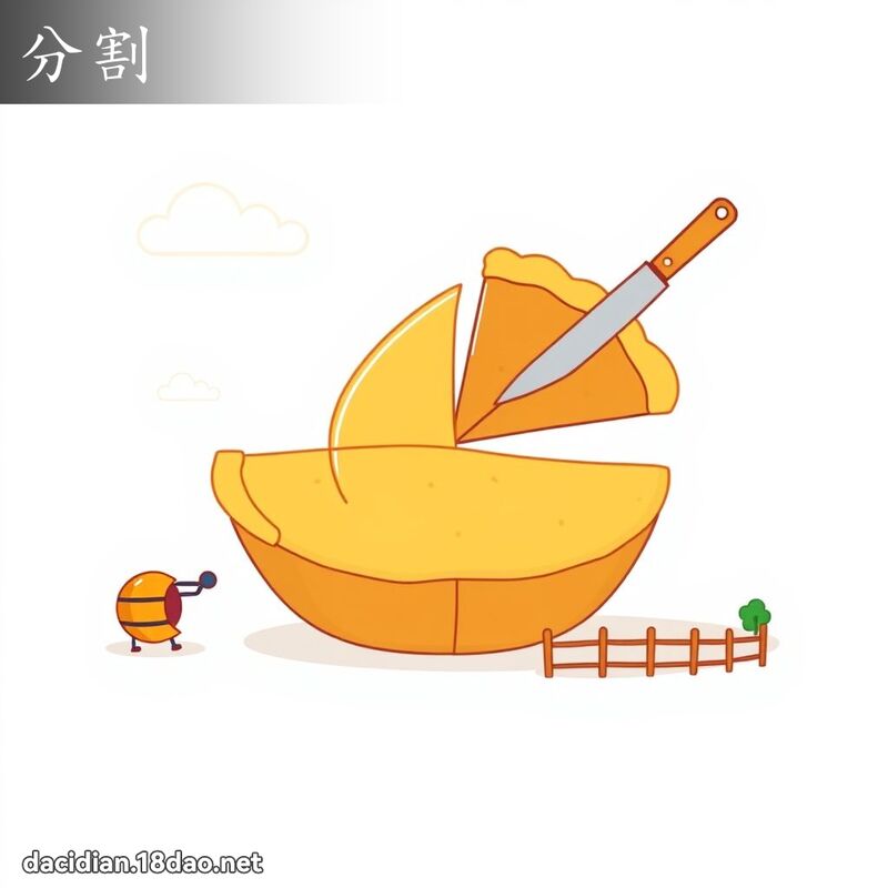 分割 - 国语大辞典配图