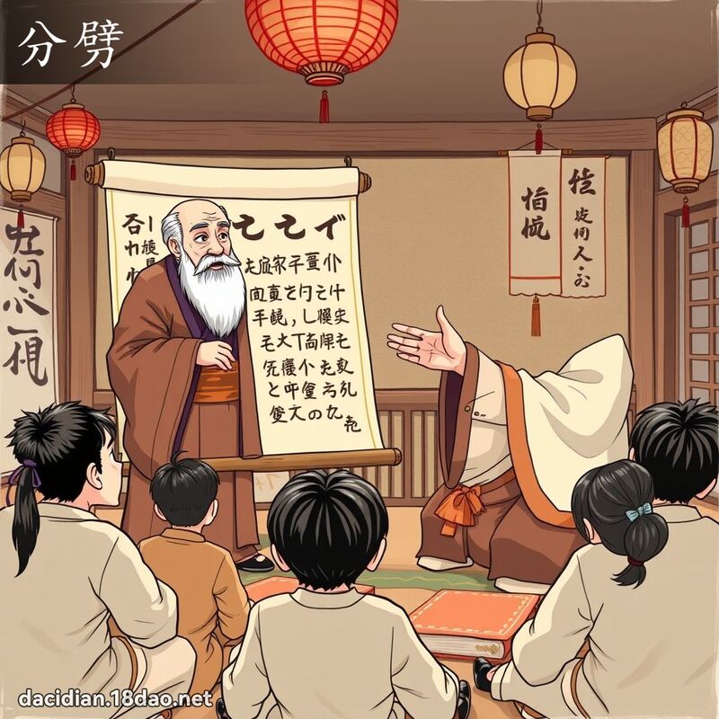 分劈 - 國語大辭典配圖