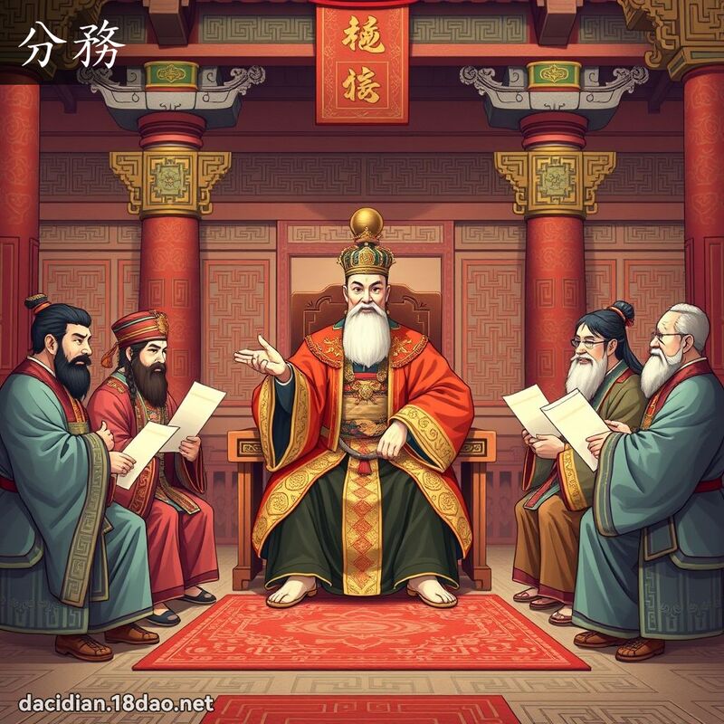 分務 - 國語大辭典配圖