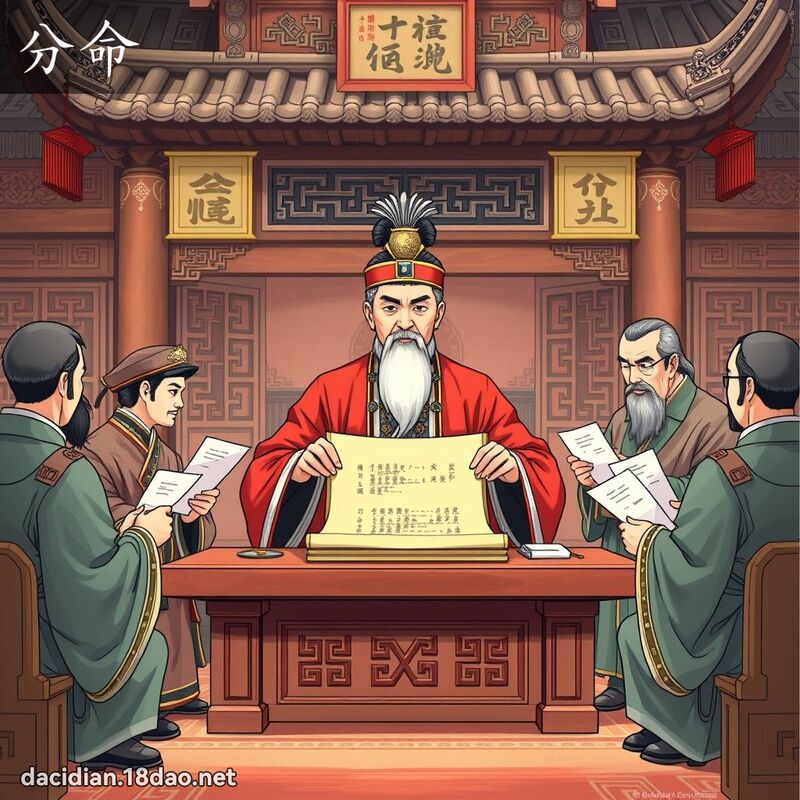 分命 - 國語大辭典配圖