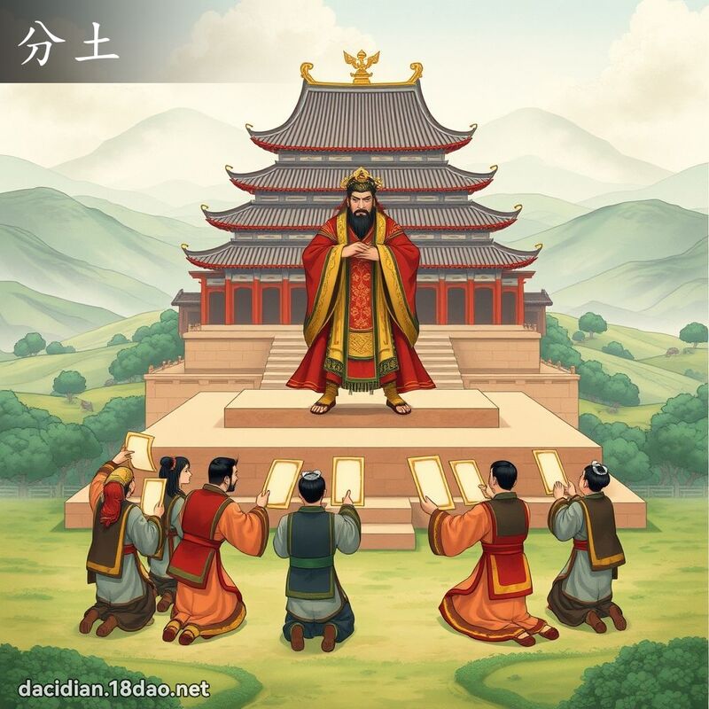 分土 - 国语大辞典配图