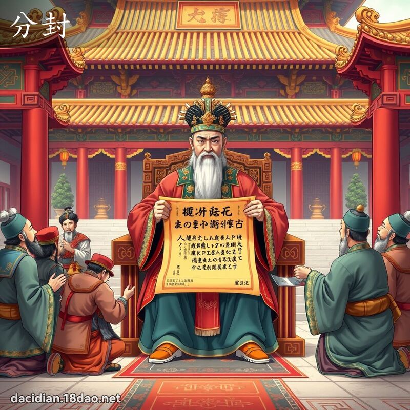 分封 - 國語大辭典配圖
