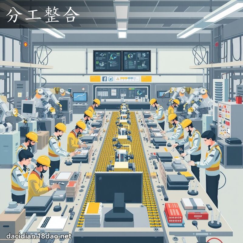 分工整合 - 国语大辞典配图