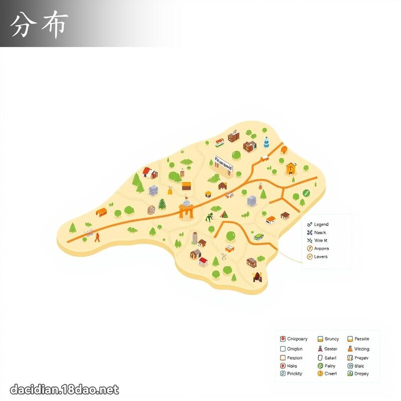 分布 - 國語大辭典配圖
