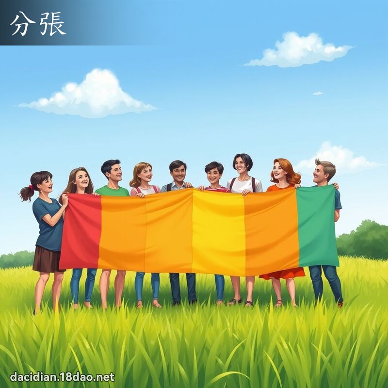 分張 - 國語大辭典配圖