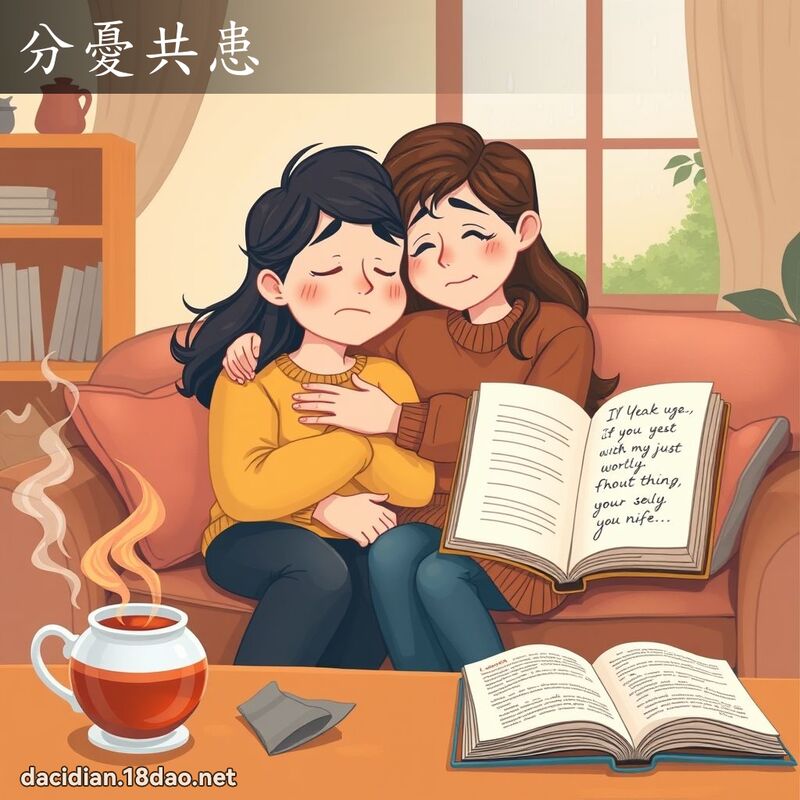 分憂共患 - 國語大辭典配圖