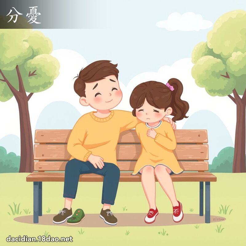 分憂 - 國語大辭典配圖