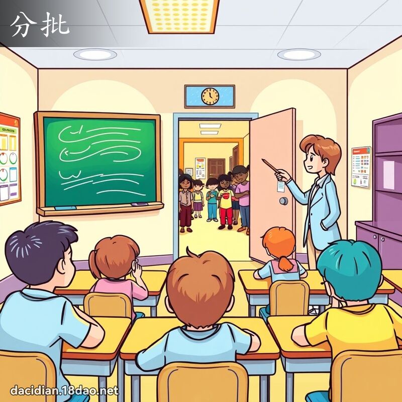 分批 - 國語大辭典配圖