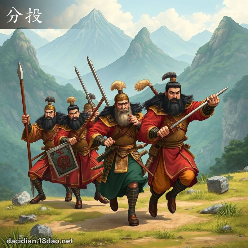 分投 - 國語大辭典配圖