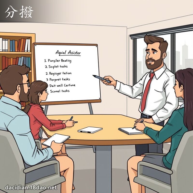 分撥 - 國語大辭典配圖