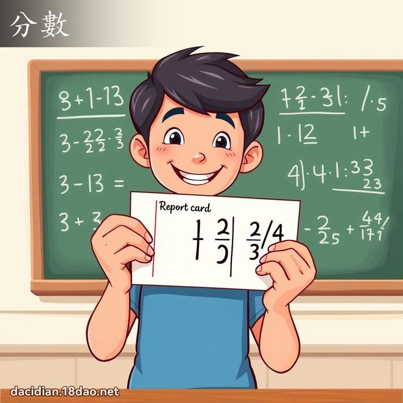 分數 - 國語大辭典配圖