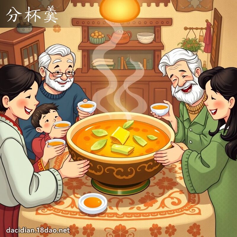 分杯羹 - 國語大辭典配圖