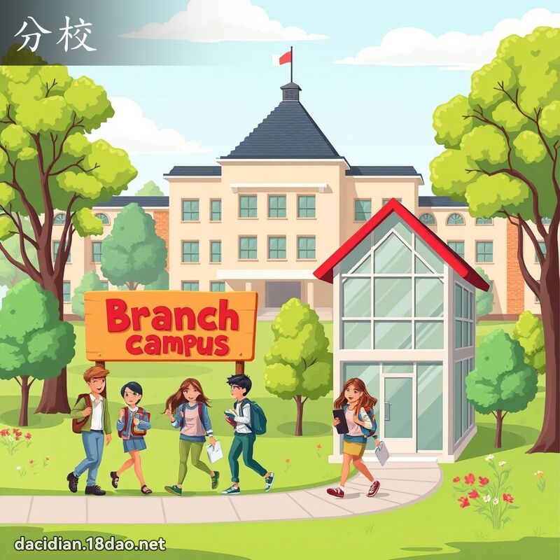 詞語: 分校 (多意詞)