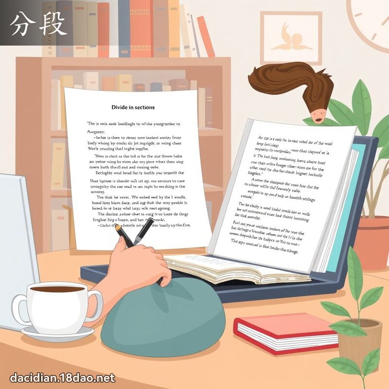 分段 - 國語大辭典配圖