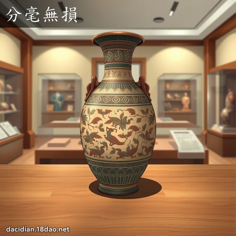 分毫無損 - 國語大辭典配圖