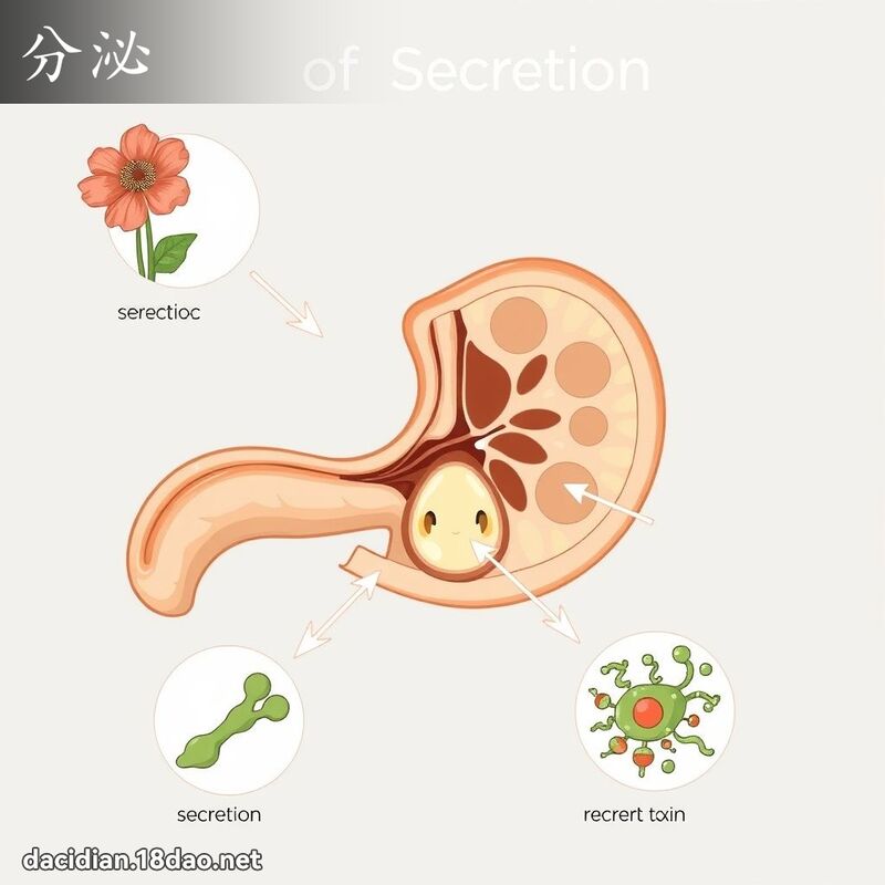 分泌 - 国语大辞典配图