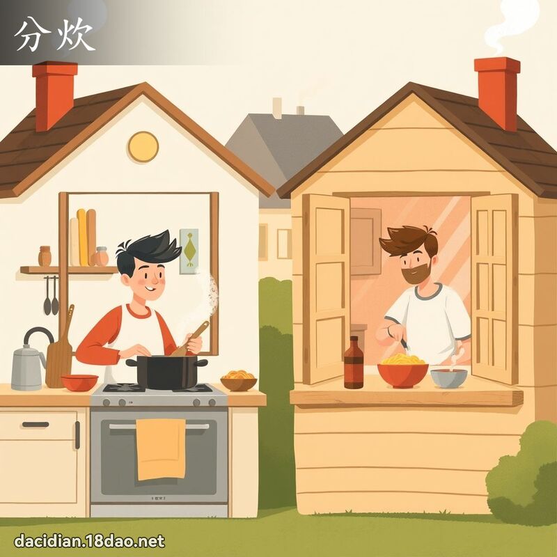 分炊 - 國語大辭典配圖