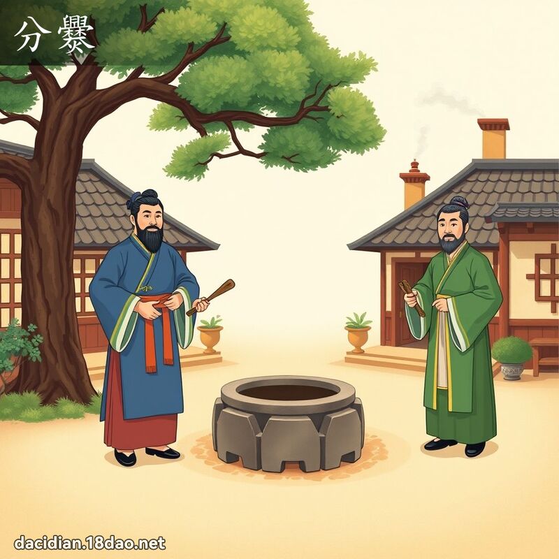分爨 - 國語大辭典配圖
